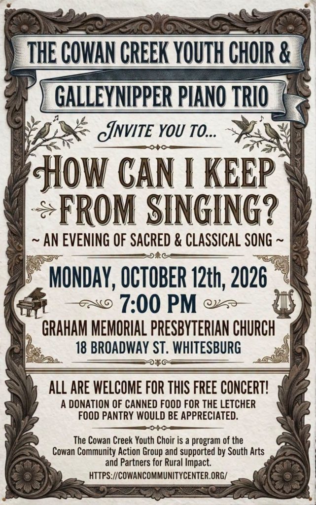 Cowan Creek Youth Choir Concert